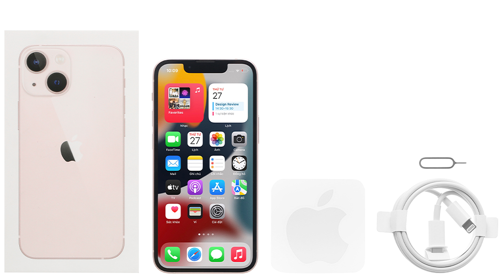 Bộ sản phẩm gồm: Hộp, Sách hướng dẫn, Cây lấy sim, Cáp Lightning - Type C