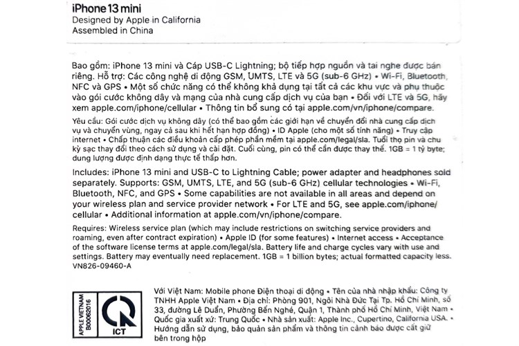 Điện thoại iPhone 13 mini 128GB Màu Xanh lá