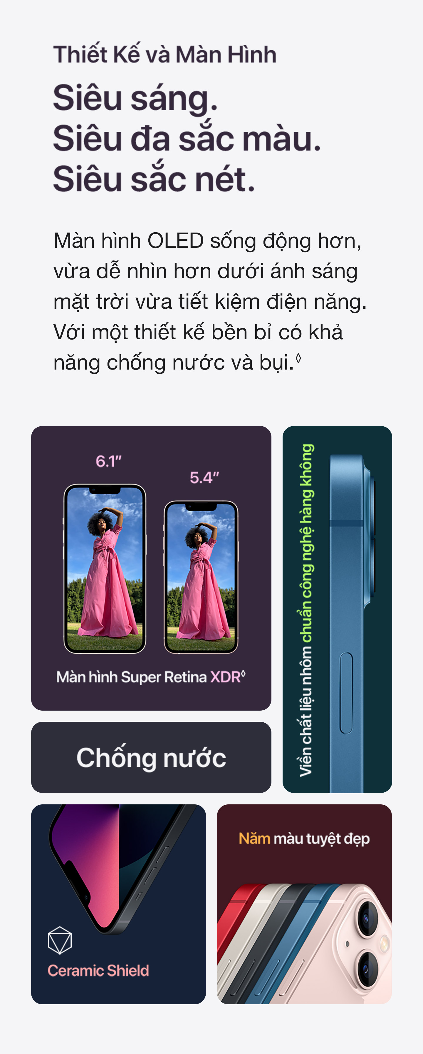 iPhone 13 mini Thiết kế