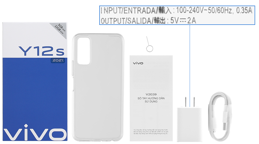 Bộ sản phẩm gồm: Hộp, Sách hướng dẫn, Cây lấy sim, Ốp lưng, Cáp microUSB, Củ sạc nhanh rời đầu Type A