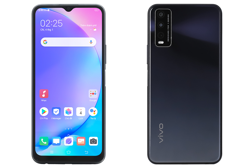 Điện thoại Vivo Y12s (2021) (3GB/32GB) Màu Đen