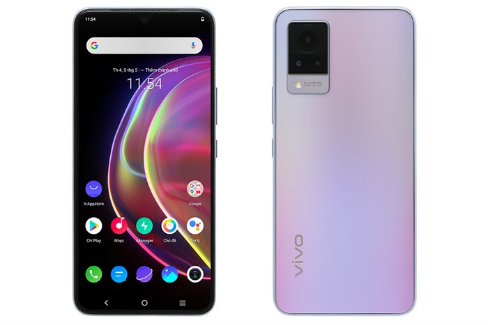 Điện thoại Vivo V21 5G Màu Tím hồng