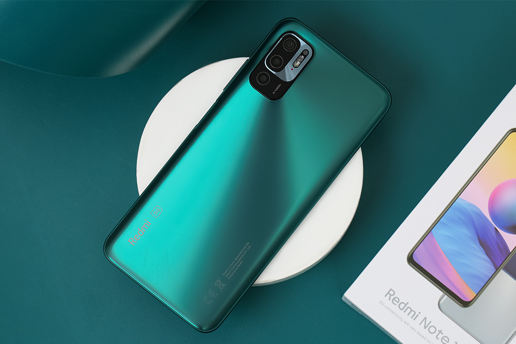 Điện thoại Xiaomi Redmi Note 10 5G 4GB Màu Xanh lá