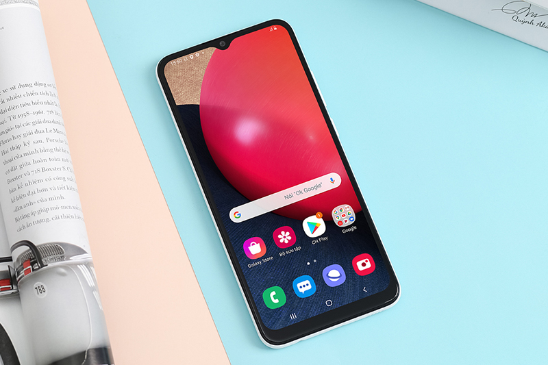 Thiết kế màn hình giọt nước kích thước lớn 6.5 inch | Samsung Galaxy A02s Thiết kế màn hình giọt nước kích thước lớn 6.5 inch | Samsung Galaxy A02s