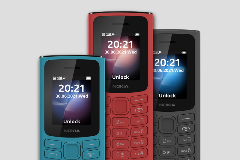 Bàn phím lớn giúp dễ dàng thao tác - Nokia 105 4G