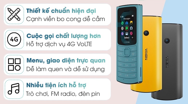 Điện thoại Nokia 110 4G hover