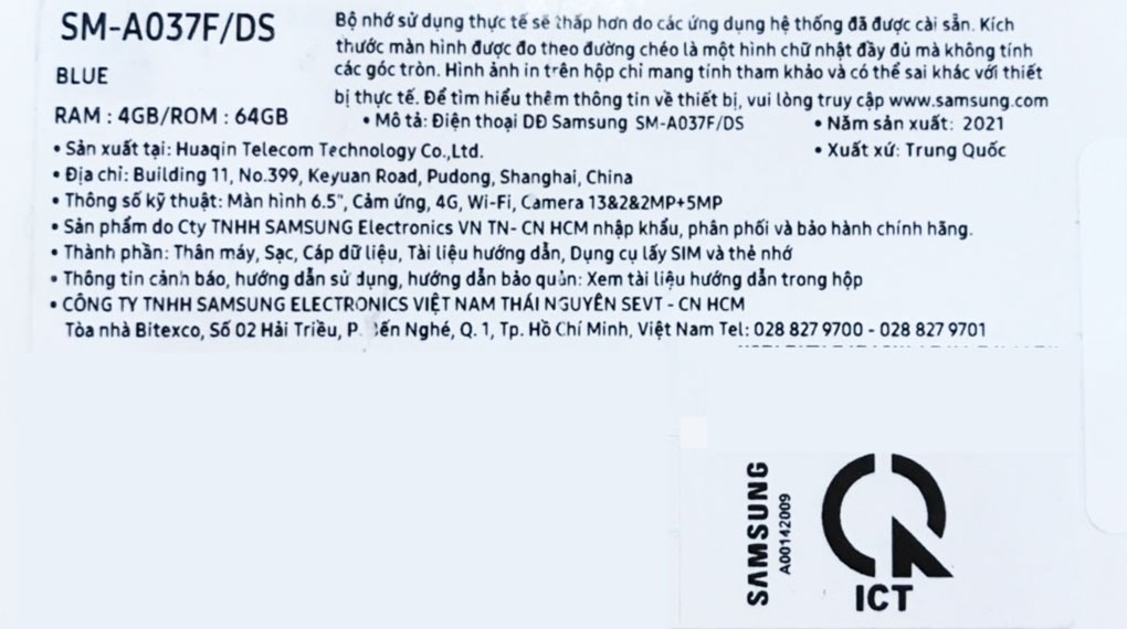 Điện thoại Samsung Galaxy A03s