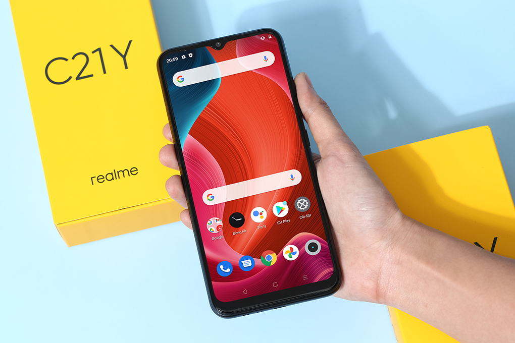 Điện thoại realme C21Y 3GB Màu Đen