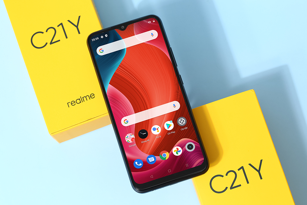 Điện thoại realme C21Y 3GB Màu Đen