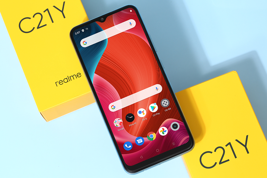 Điện thoại realme C21Y 3GB Màu Xanh Dương