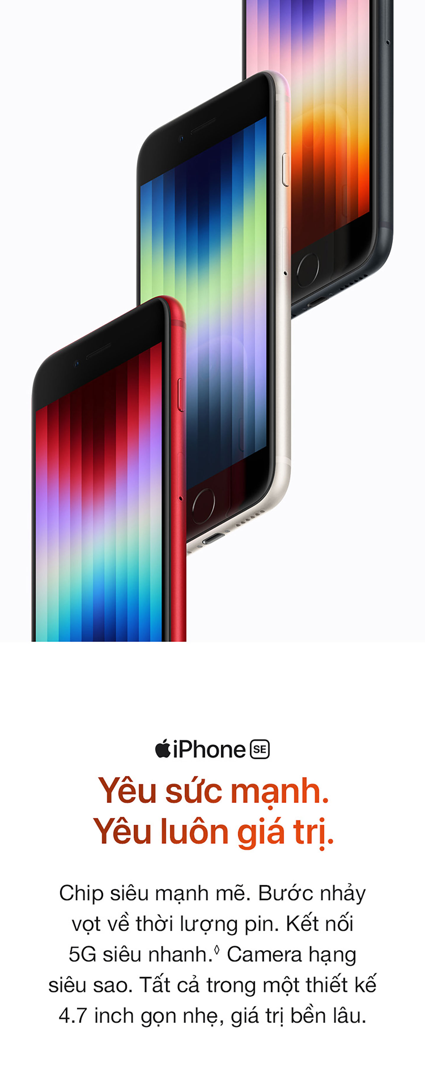 Thiết kế - iPhone SE 64GB 2022