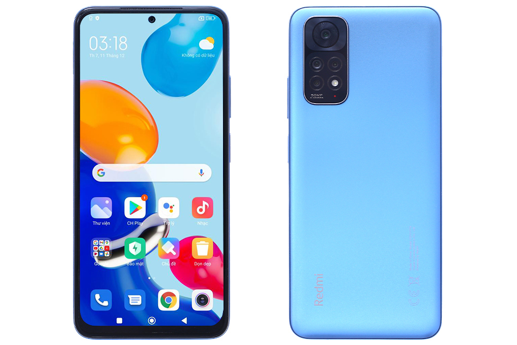 Điện thoại Xiaomi Redmi Note 11 (6GB/128GB) Màu Xanh dương đậm