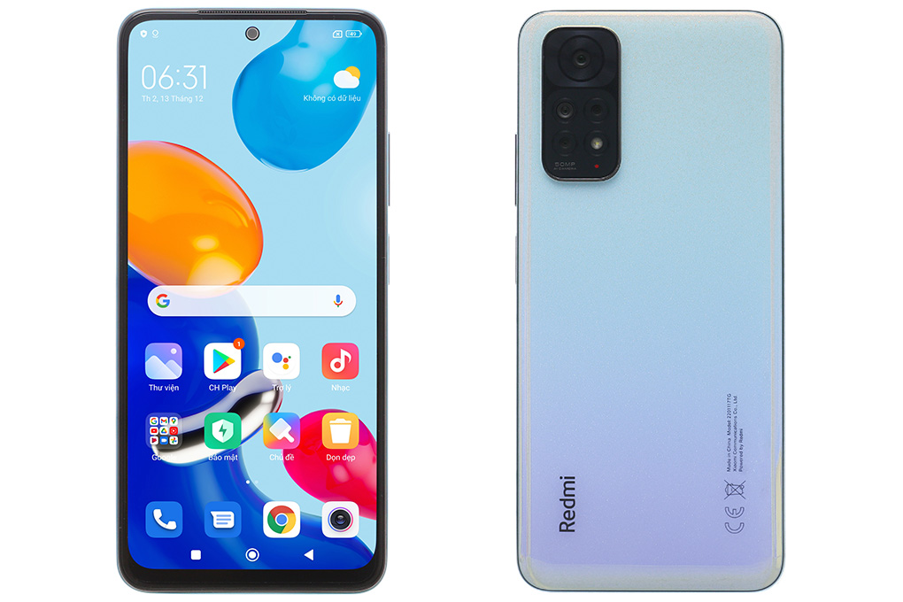 Điện thoại Xiaomi Redmi Note 11 (6GB/128GB) Màu Xanh dương nhạt