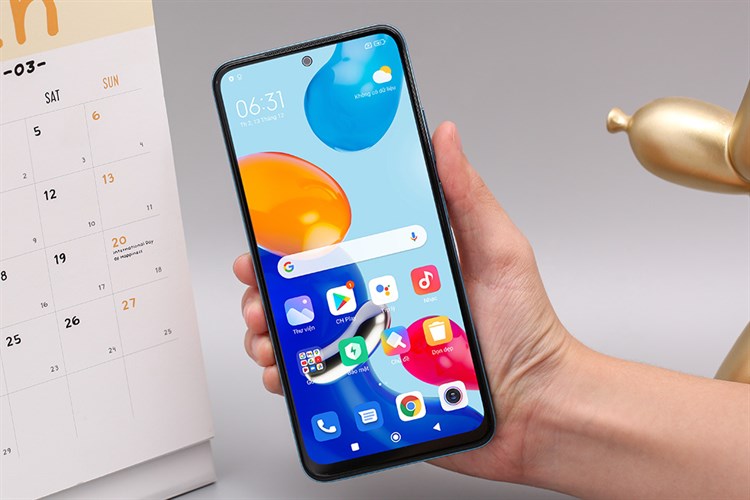 Điện thoại Xiaomi Redmi Note 11 (6GB/128GB) Màu Xanh dương nhạt