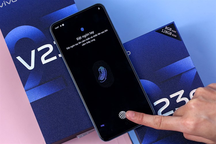 Điện thoại Vivo V23e Màu Xanh hồng