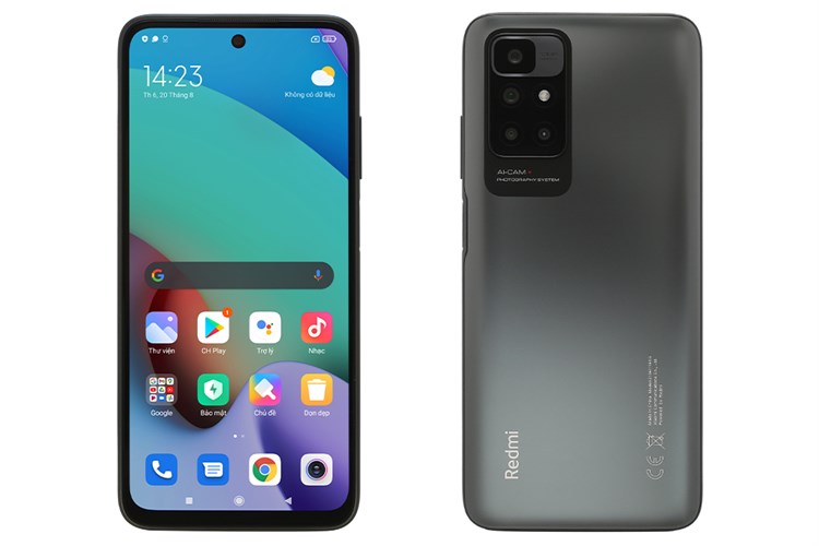 Điện thoại Xiaomi Redmi 10 (6GB/128GB) Màu Xám