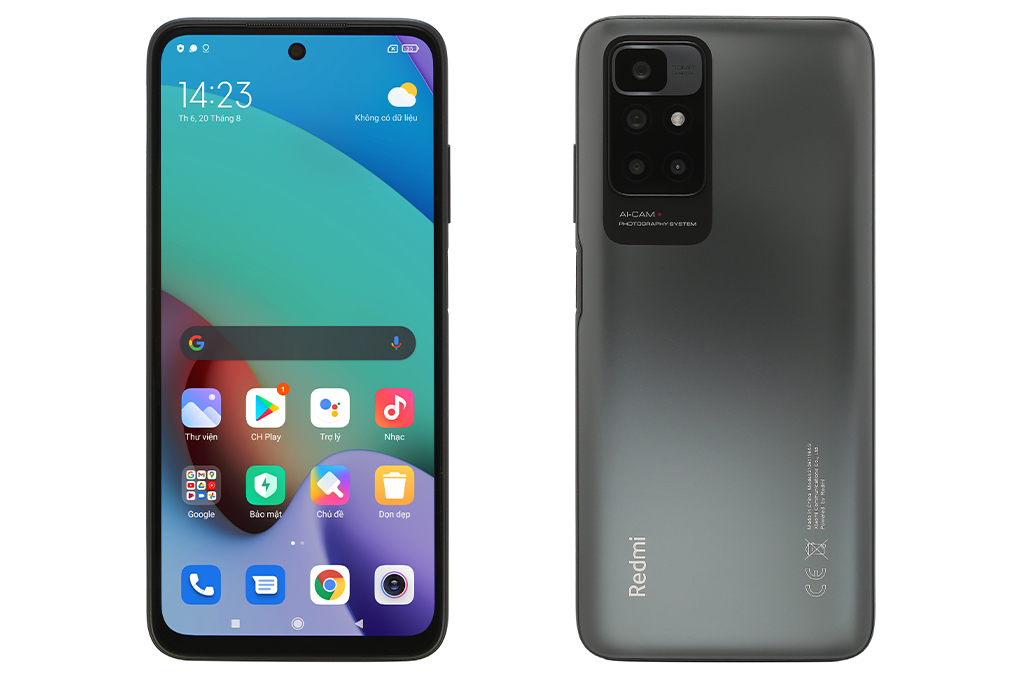 Điện thoại Xiaomi Redmi 10 (6GB/128GB) Màu Xám