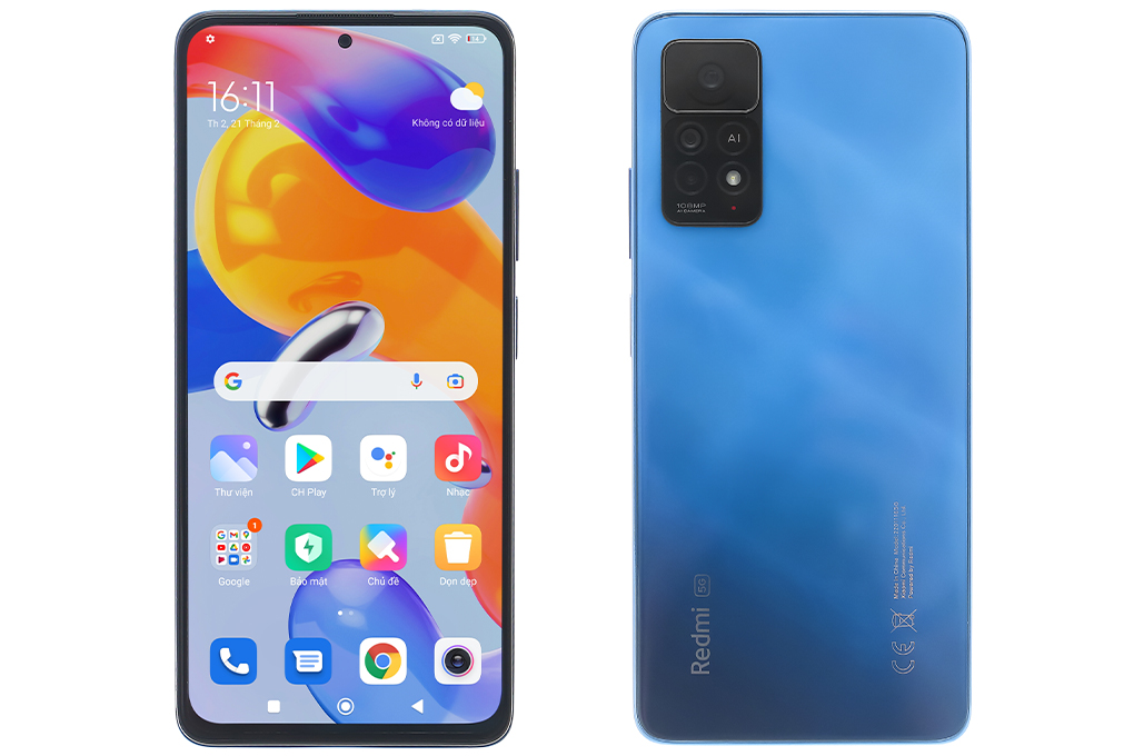 Điện thoại Xiaomi Redmi Note 11 Pro 5G Màu Xanh Dương