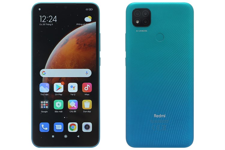 Điện thoại Xiaomi Redmi 9C (4GB/128GB) Màu Xanh lá