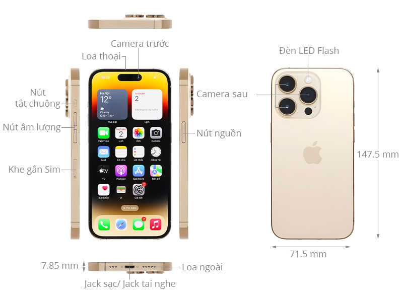 Điện thoại iPhone 14 Pro 128GB