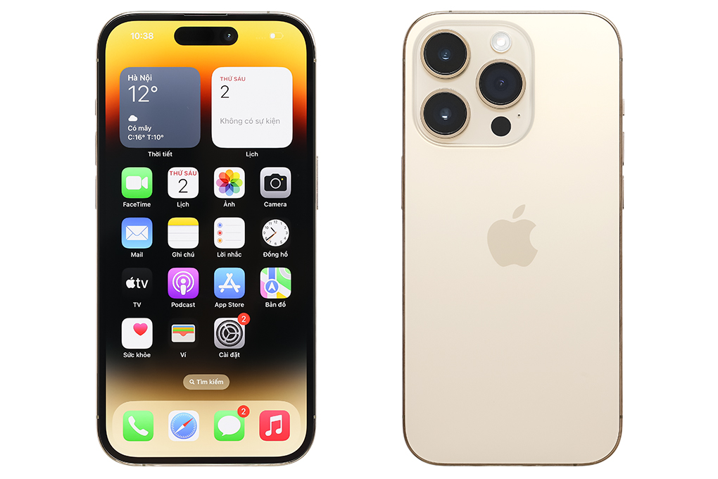 Điện thoại iPhone 14 Pro 128GB Màu Vàng