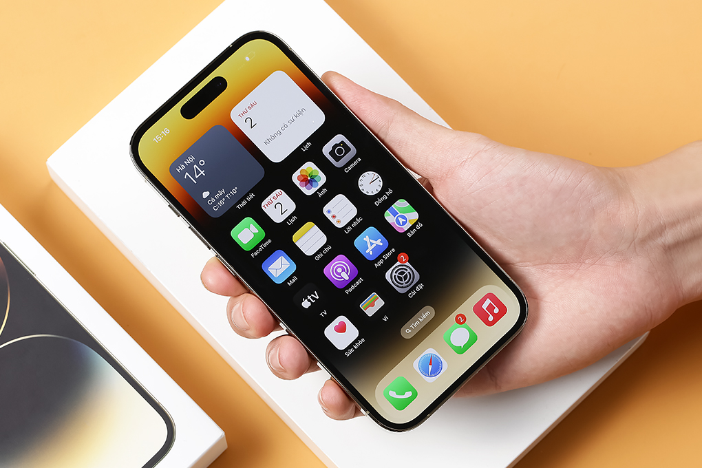 Điện thoại iPhone 14 Pro 128GB Màu Vàng