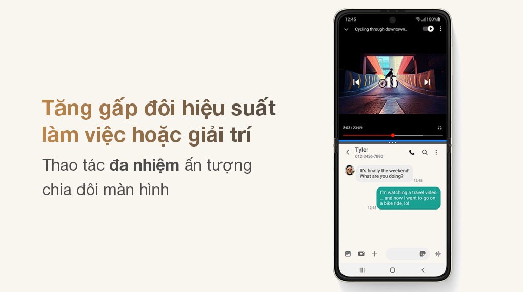 Điện thoại Samsung Galaxy Z Flip3 5G 256GB