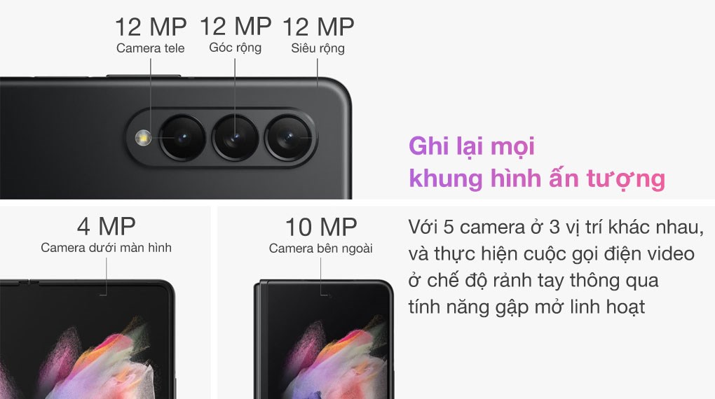 Điện thoại Samsung Galaxy Z Fold3 5G 512GB