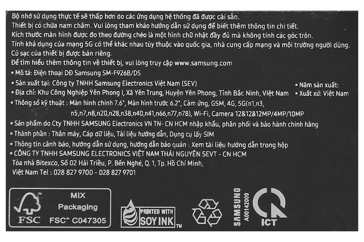 Điện thoại Samsung Galaxy Z Fold3 5G 512GB Màu Bạc