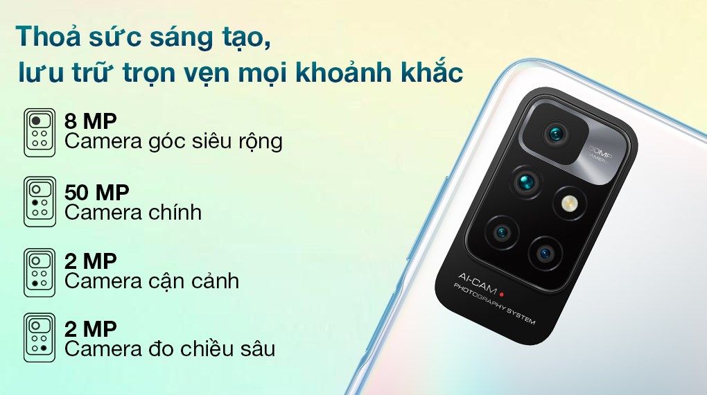 Điện thoại Xiaomi Redmi 10 (4GB/64GB)