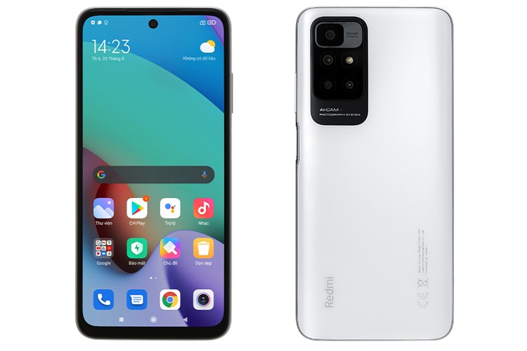 Điện thoại Xiaomi Redmi 10 (4GB/64GB) Màu Trắng