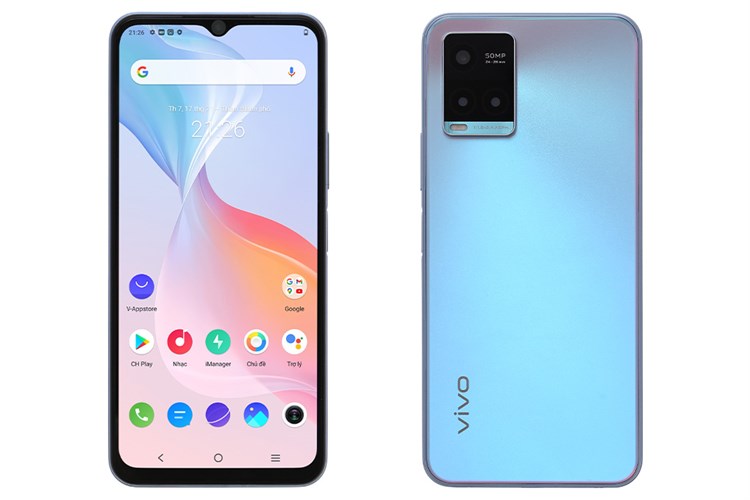 Điện thoại Vivo Y33s Màu Xanh hồng