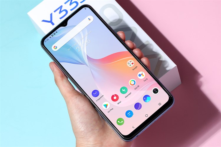 Điện thoại Vivo Y33s Màu Xanh hồng