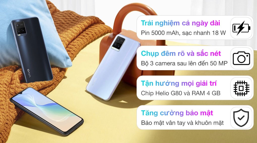 Điện thoại Vivo Y21s 4GB