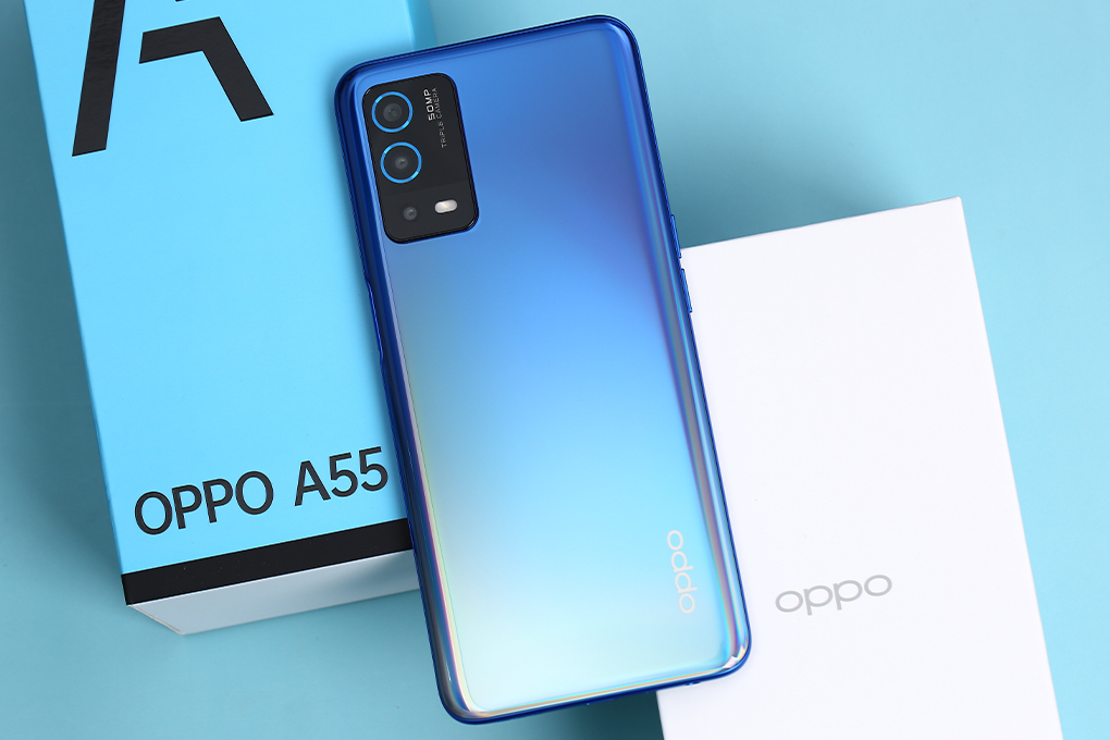 Điện thoại OPPO A55 Màu Xanh Dương