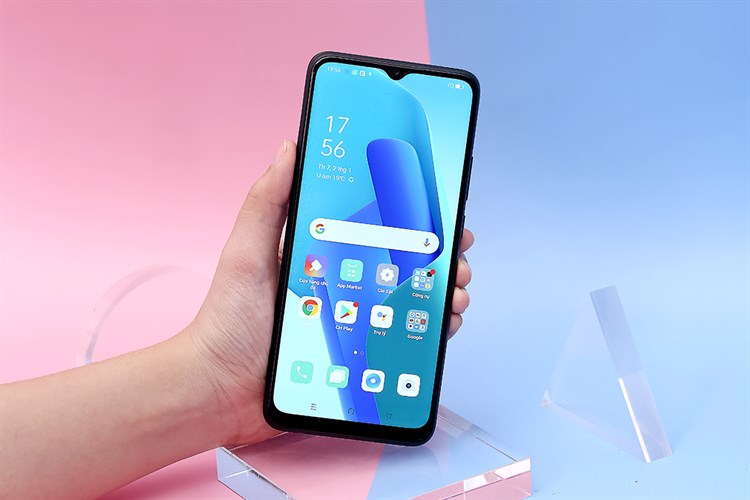 Điện thoại OPPO A16K Màu Đen nhãn