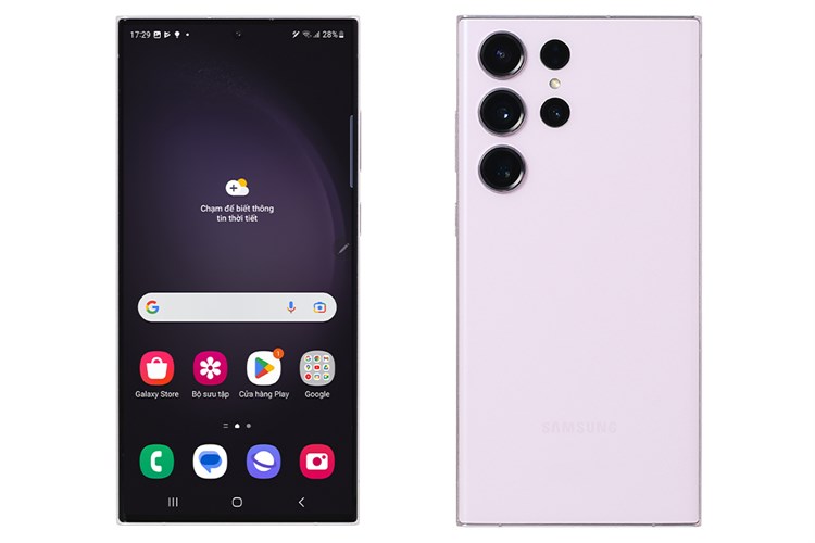 Điện thoại Samsung Galaxy S23 Ultra 5G 8GB/256GB Màu Tím nhạt