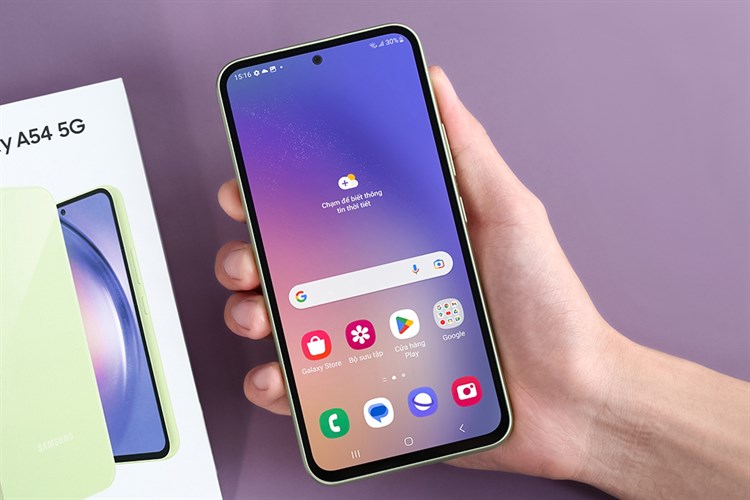 Điện thoại Samsung Galaxy A54 5G 256GB Màu Xanh Lá Mạ