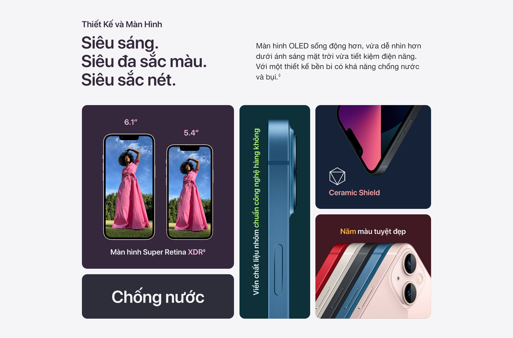 iPhone 13 mini Thiết kế