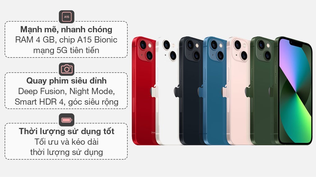 Điện thoại iPhone 13 512GB