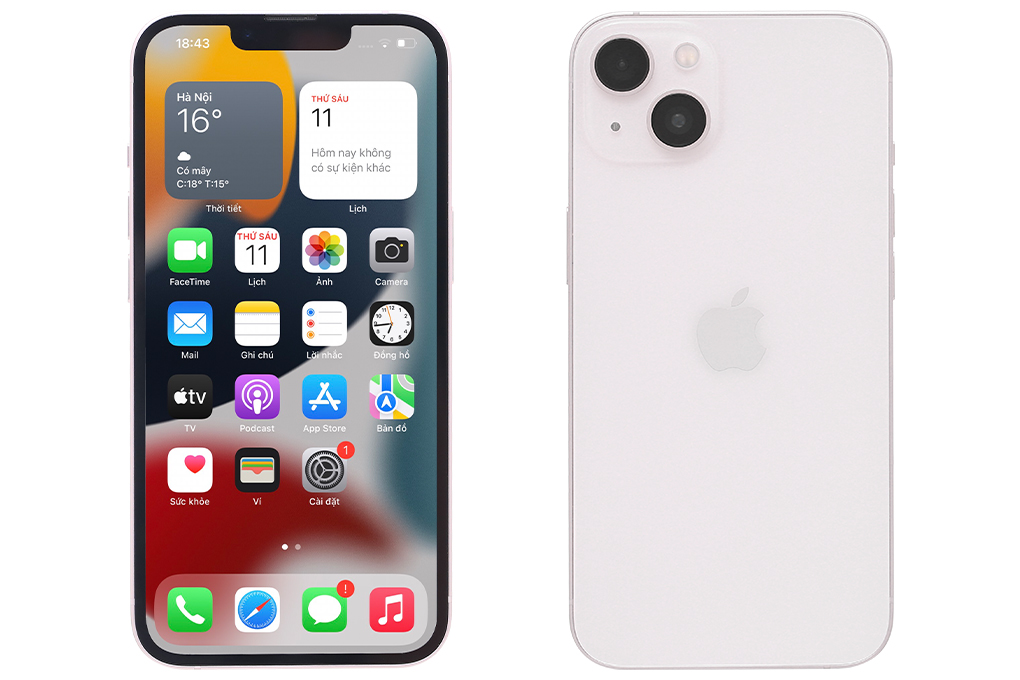 Điện thoại iPhone 13 512GB Màu Hồng