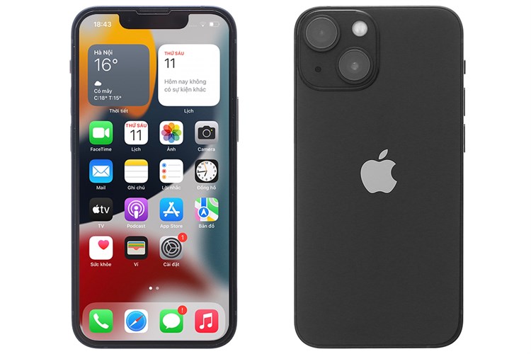 Điện thoại iPhone 13 512GB Màu Đen