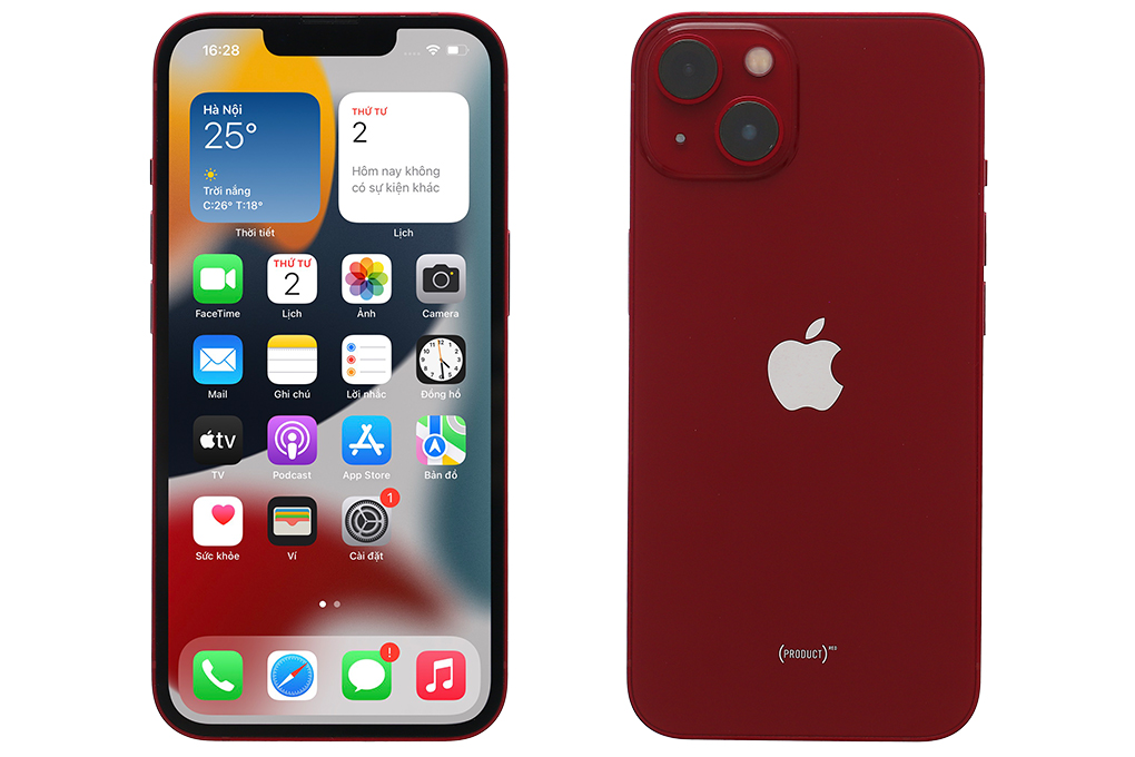 Điện thoại iPhone 13 512GB Màu Đỏ