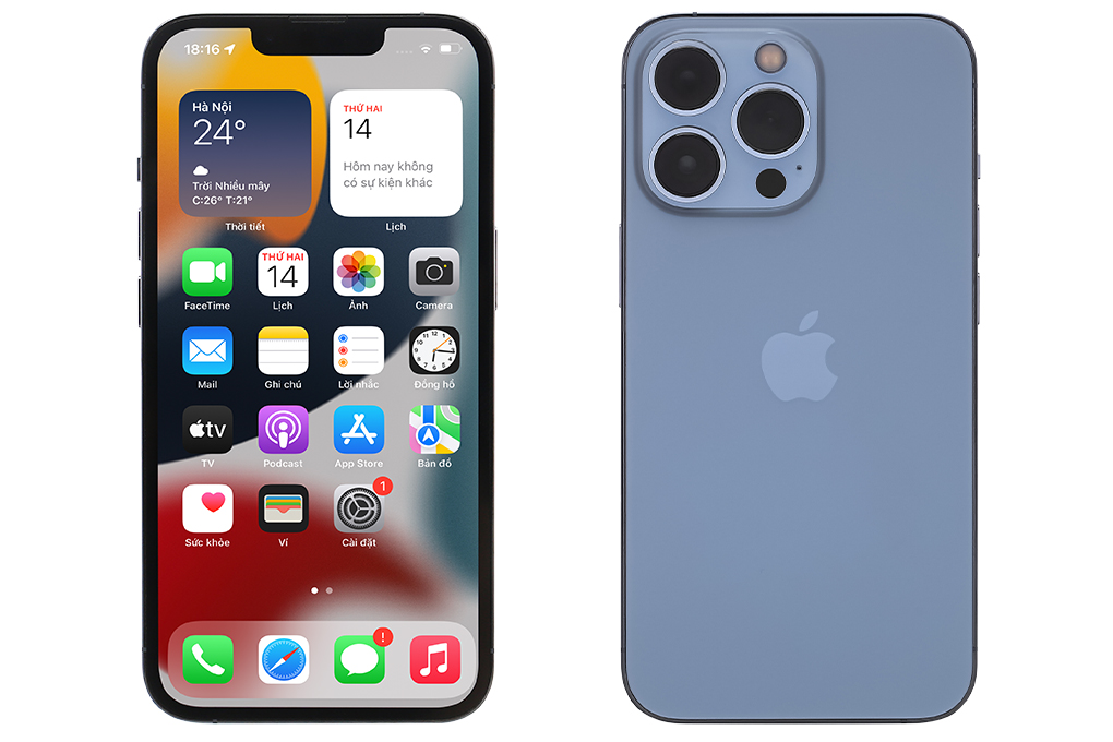 Điện thoại iPhone 13 Pro 256GB Màu Xanh Dương