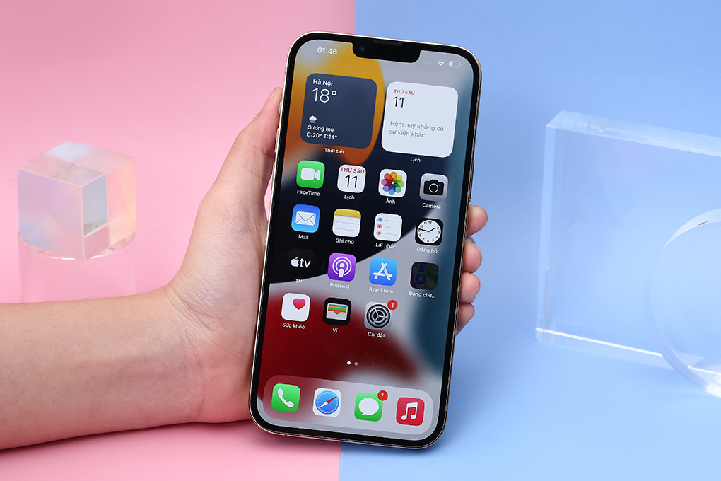 Điện thoại iPhone 13 Pro Max 256GB Màu Vàng đồng