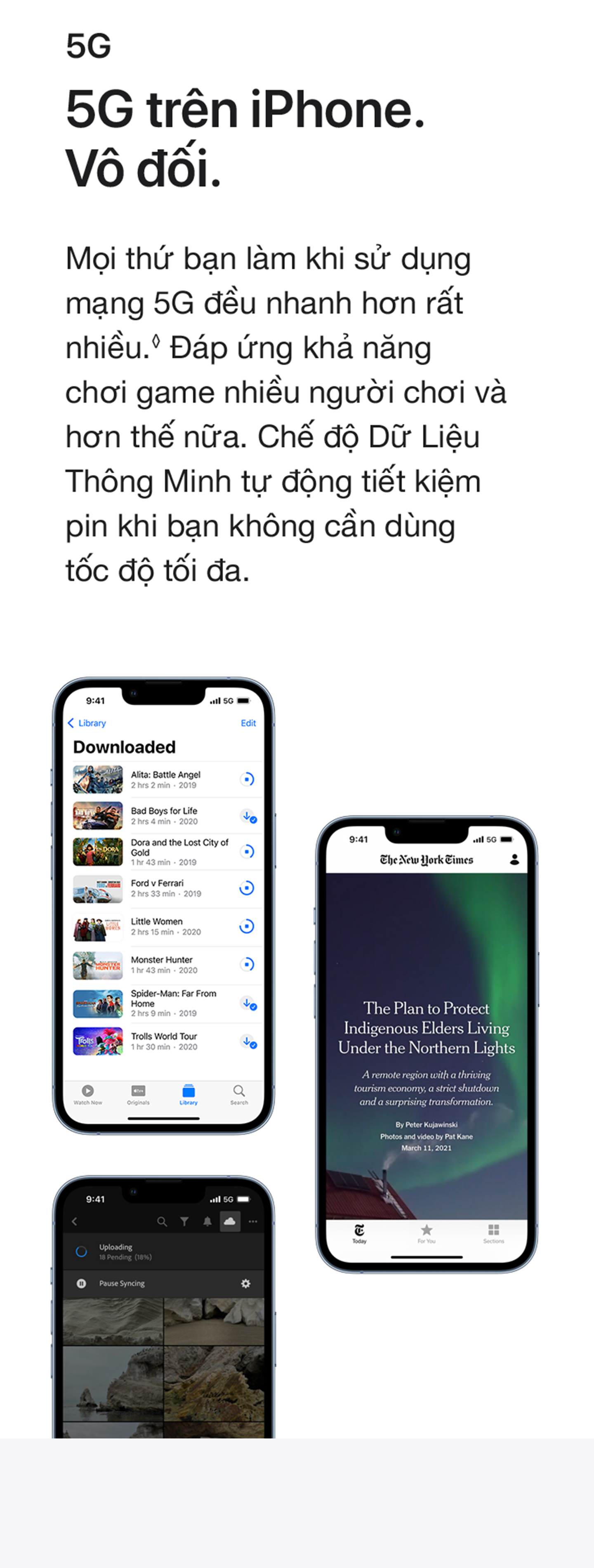 iPhone 13 Pro Max Kết nối 5G
