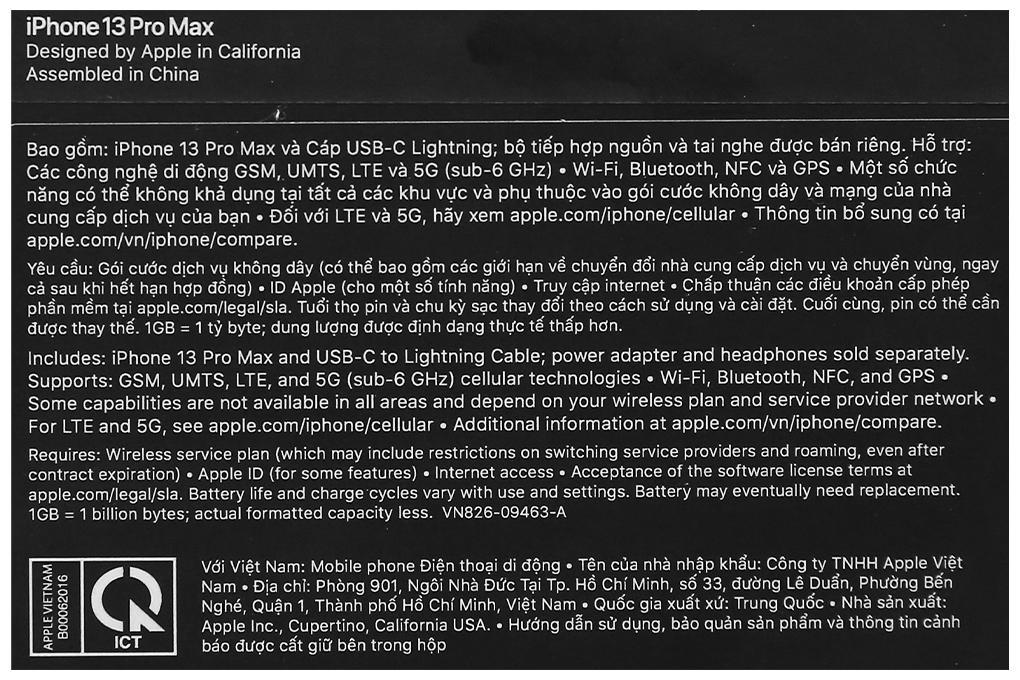 Điện thoại iPhone 13 Pro Max 512GB Màu Xanh lá