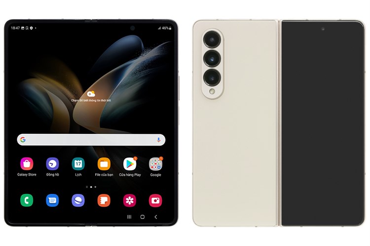 Điện thoại Samsung Galaxy Z Fold4 5G 256GB Màu Kem