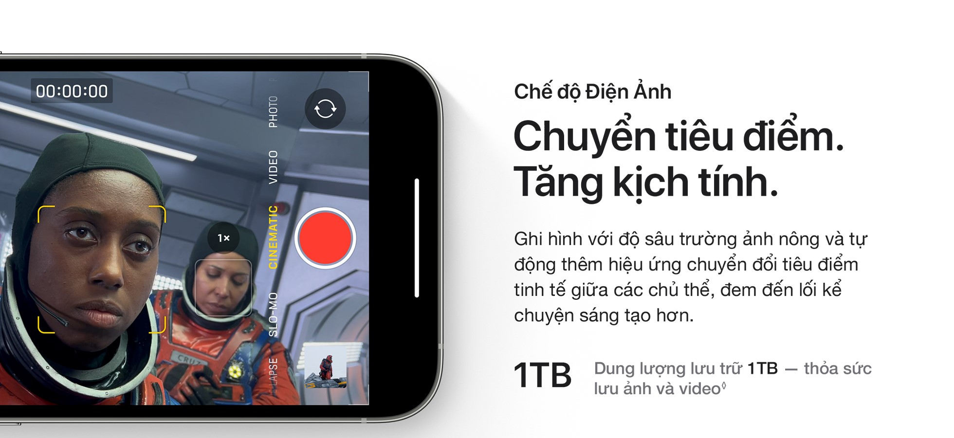 iPhone 13 Pro Chế Độ Điện Ảnh