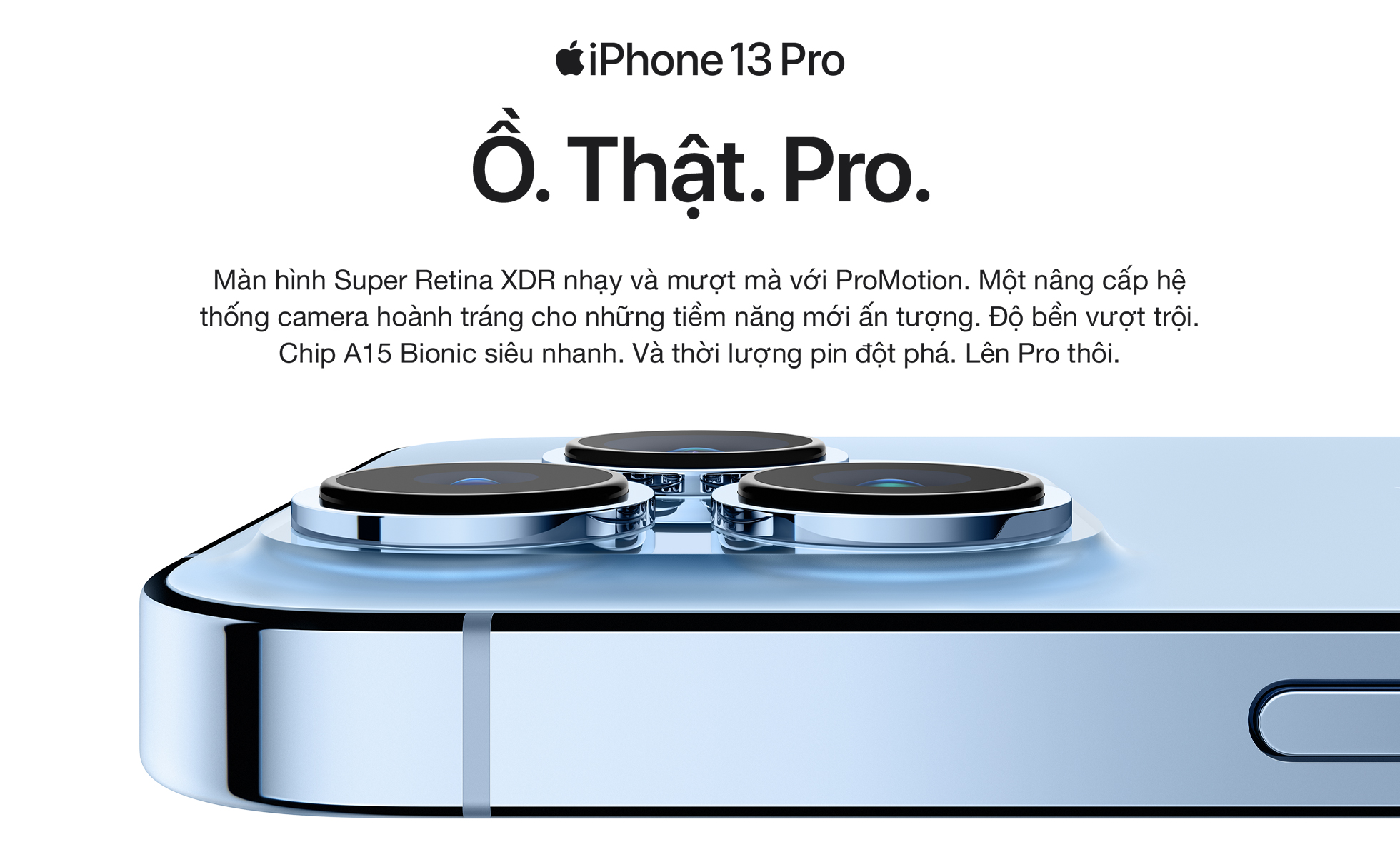 iPhone 13 Pro Tính Năng & Thông Số Kỹ Thuật